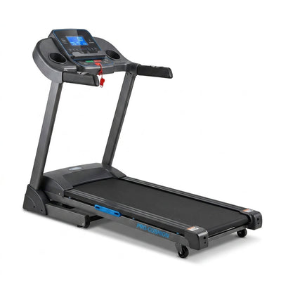 Electric Treadmill Built for Home Fitness, 2.5HP Motor, 12-Level Auto Incline, Foldable Design, 220lb Capacity