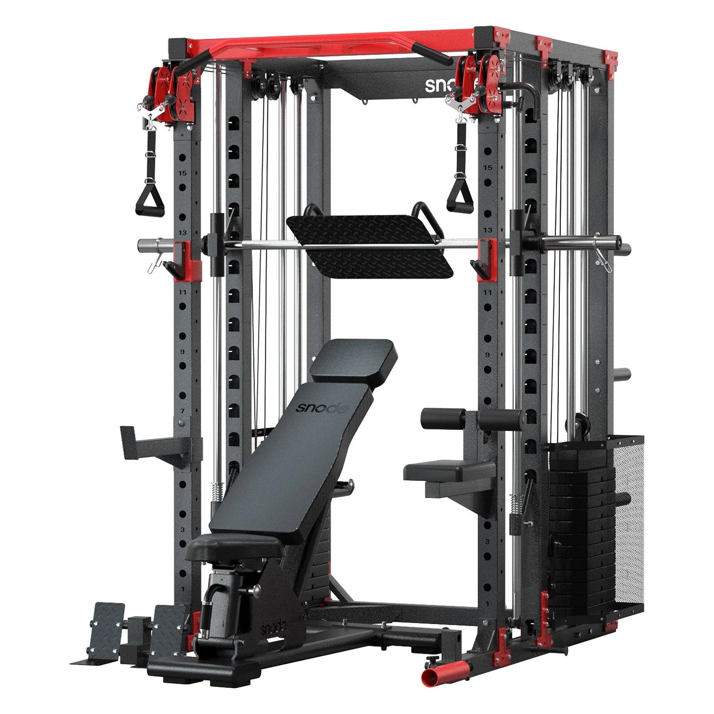 Home Gym Smith Machine - ALL10 Pro with 350LB Weight Stack