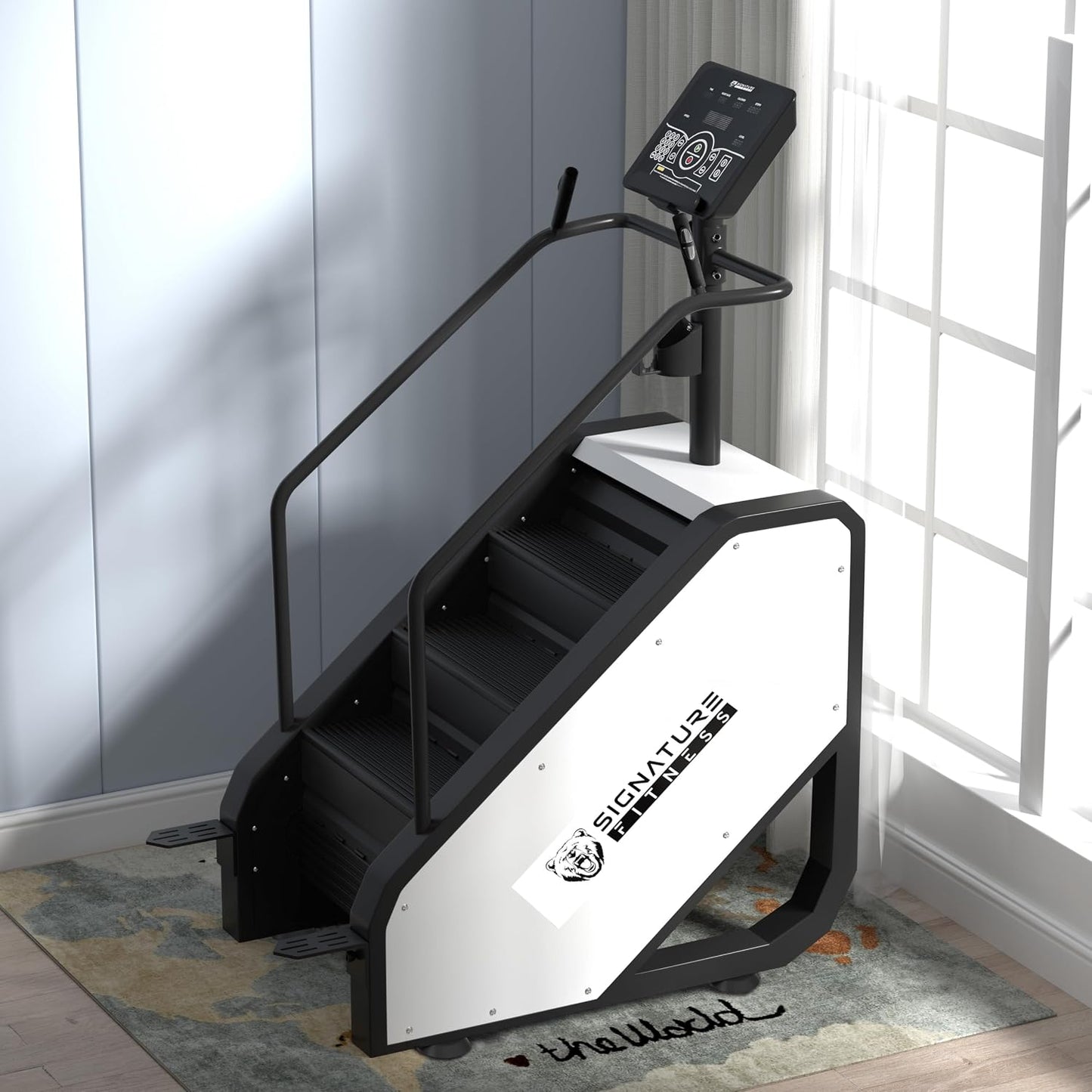 Continuous Climber Commercial Grade Stair Stepping Machine for Cardio and Lower Body Workouts