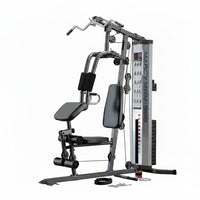 Pro MWM-988 Home Gym System 150 Pound Adjustable Weight Stack Machine