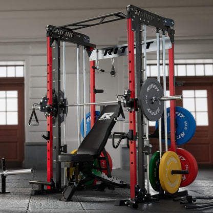 M1 Pro Smith Machine Cable Crossover Power Cage Home Gym