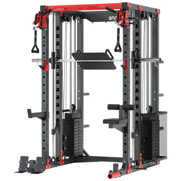 Home Gym Smith Machine - ALL10 Pro with 350LB Weight Stack