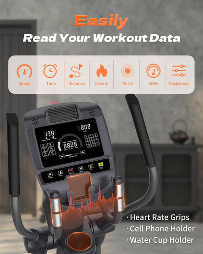 Elliptical Exercise Machine for Home with 32 Resistance Levels