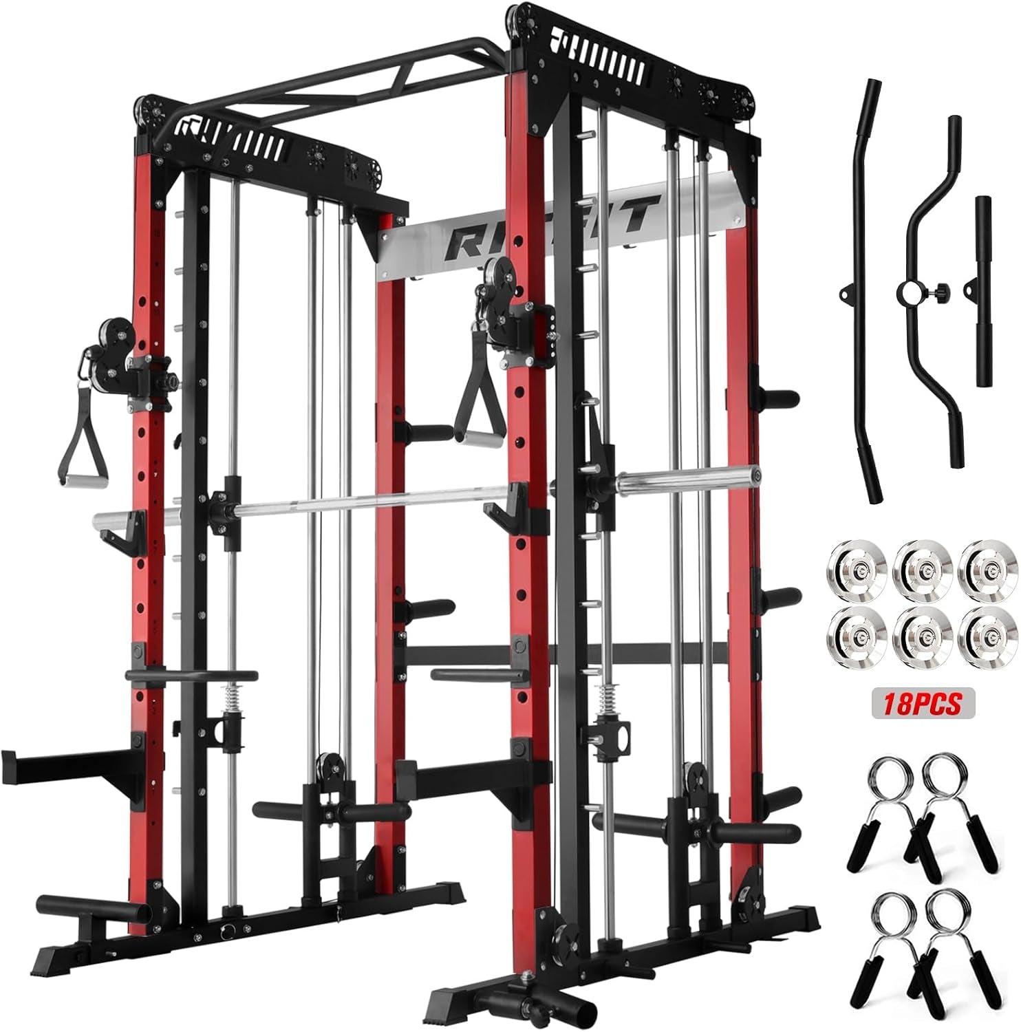 M1 Pro Smith Machine Cable Crossover Power Cage Home Gym