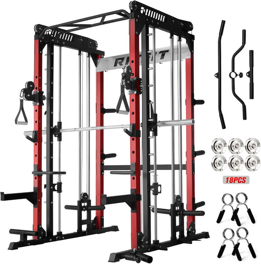 M1 Pro Smith Machine Cable Crossover Power Cage Home Gym