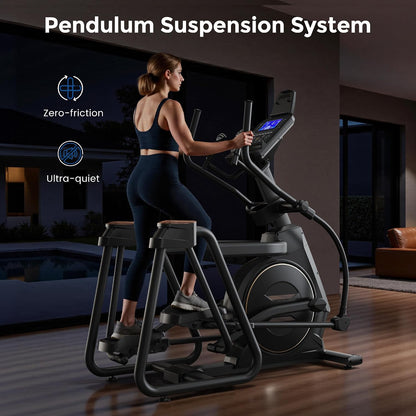 Commercial Elliptical Exercise Machines with 21IN Stride