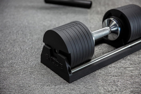 AD80 Drop Proof 80 Lbs Adjustable Dumbbell Set -Exhaustion Training Weights Adjustable Dumbbells with Cast Iron Plates and Cradle, Knurled Handle, Fast Adjust, Compact Home Gym Equipment for Bench & Press