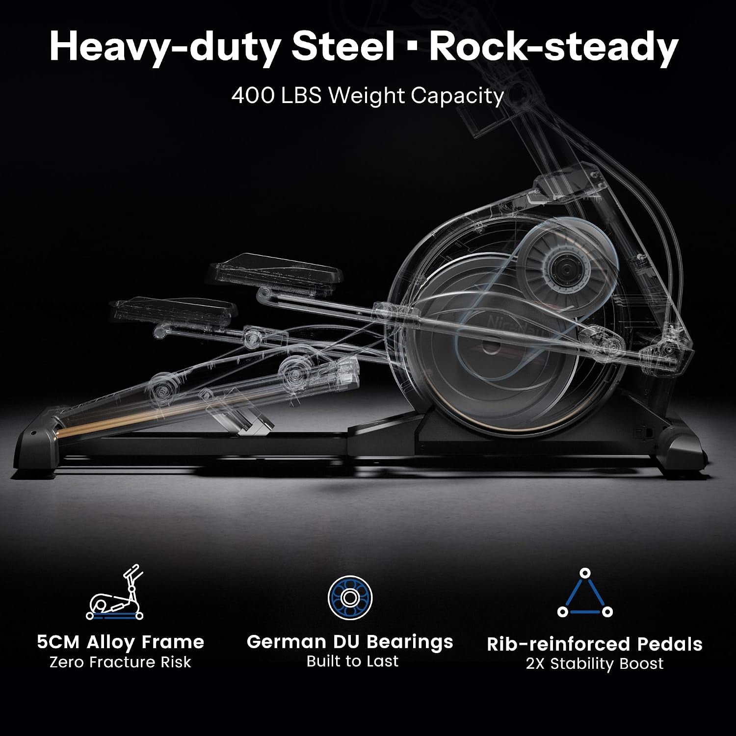 Commercial Elliptical Exercise Machines with 20IN Stride