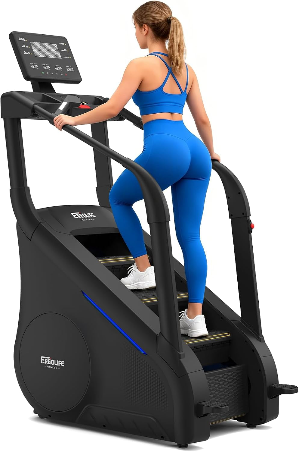 ERGOLIFE Stair Stepper Machine for Home Gym, Commercial Grade Stair Climber