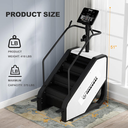 Continuous Climber Commercial Grade Stair Stepping Machine for Cardio and Lower Body Workouts