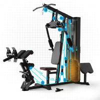 Home Gym, Workout Station with 152LBS Weight Stack, Multifunctional Home Gym Equipment, Exercise Equipment for Full Body Strength Training — How It Works