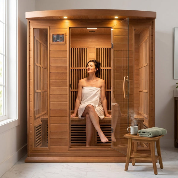 Infrared Sauna Built for Daily Wellness, 4-Person Capacity, FAR Infrared Technology, Cedar Construction