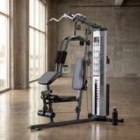 Pro MWM-988 Home Gym System 150 Pound Adjustable Weight Stack Machine — Studio Shot