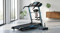 Treadmill 2.5HP Electric with 12Level Auto Incline Foldable Treadmill with LCD Monitor 220Lbs 8.5 Mph Speed Range for Home Gym Eercise Fitness — Lifestyle