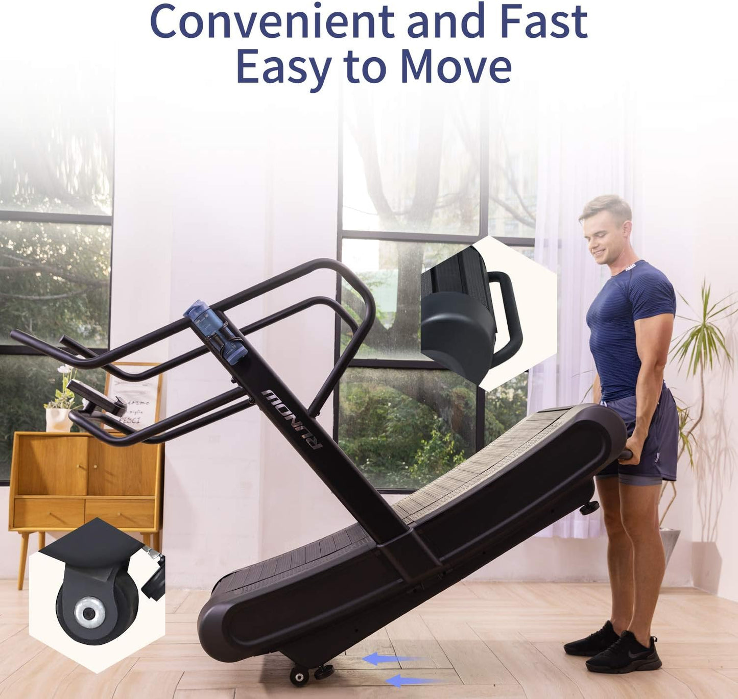Curved Treadmill for Home and Commercial Running Treadmill