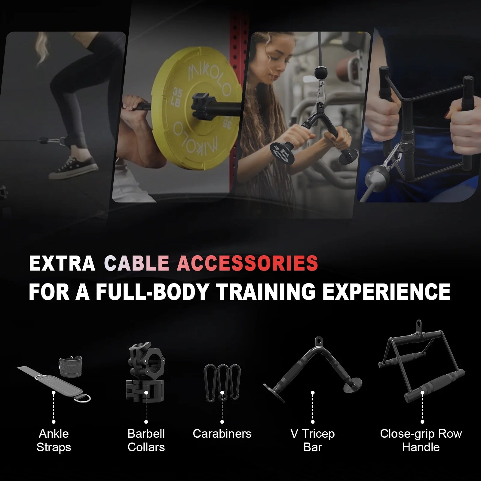 Smith Machine Power Cage, Multi-Function Home Gym System with Cable Crossover, 121LB Weight Stack (450LBS Dumbbells)