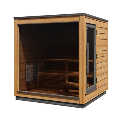 ThermaSol Nordic Dawn 4-Person Fully-Assembled Outdoor Sauna Cabin [Made-To-Order] [14-KIR-4555] (SAK82057)
