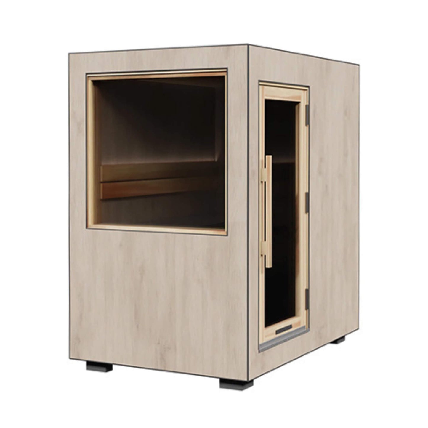 ThermaSol Solaris Fully-Assembled Outdoor Sauna Cabin [Made-To-Order] [14-KIR-4560/61] (SAK27532)